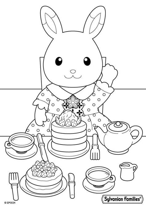 Sylvanian Families Coloring Pages Coloring Pages