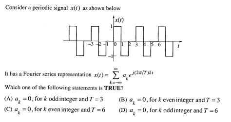 Homework Fourier Series Coefficient Of Signal When Time Period Is Twice The Fundamental Period