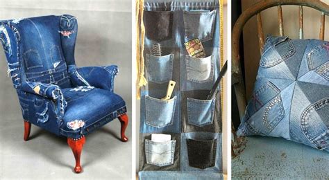 18 Idee Brillanti Per Arredare Casa Con I Jeans E Riciclare I Vostri