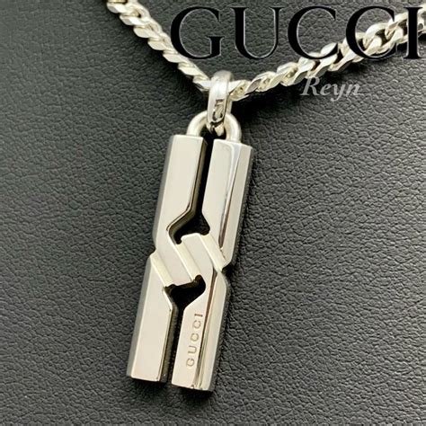 【目立った傷や汚れなし】 新品仕上済 Gucci グッチ シルバー 925 インフィニティ ノット 喜平 ネックレス 313466