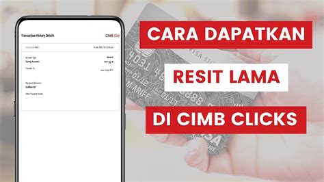 Cara Dapatkan Semula Resit Transaksi Cimb Bank Lama Atau Hilang