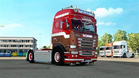 Euro Truck Simulator 2 Scania Ronny Ceusters R500 V8 แต่งรถกันเถอะ