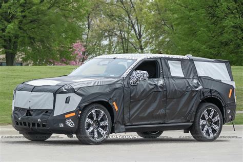 2025 Cadillac Escalade Iq Spied For The First Time As Brand’s Flagship Electric Suv Carscoops