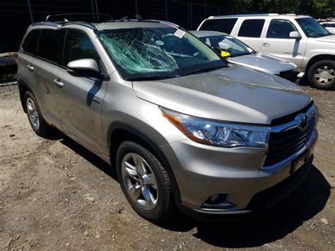 Toyota Highlander Hybrid Limited Tddcrfh Gs Bid