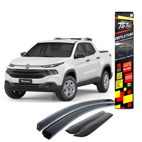 Calha De Chuva Defletor Fiat Toro Portas Tg Poli