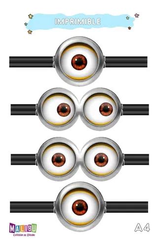 Comprar Kit Ojos Minions Imprimible Minions Eyes Minion Template