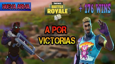 GANANDO CON LA NUEVA ARMA DE RAFAGAS FORTNITE YouTube