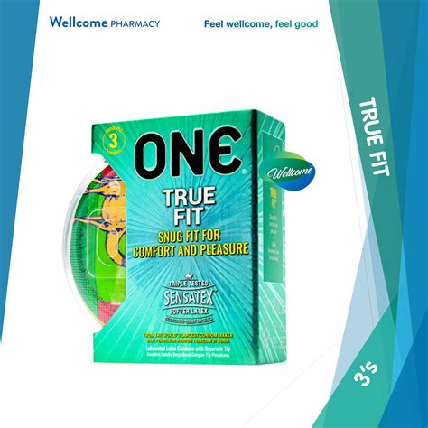 Karex ONE True Fit Condoms - 3's – Wellcome Pharmacy