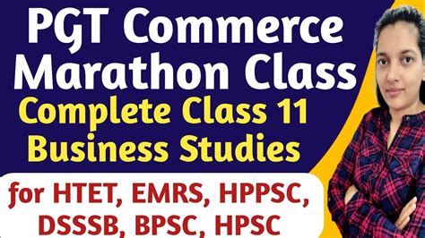 Htet Pgt Commerce Classes Htet Pgt Commerce Syllabus Htet