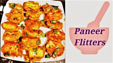 Paneer Fritters Paneer Ke Pakode Youtube