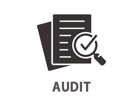 Audit Icon On White Background Vector Illustration 14169996 Vector