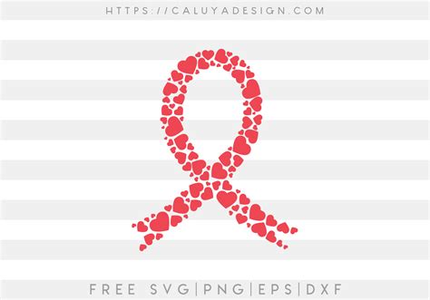 Heart With Ribbon Svg