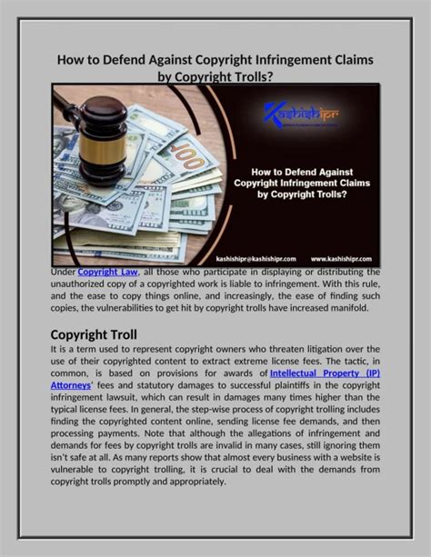 Ppt Reliable And Experienced Copyright Infringement Attorney Services Law Office Of Robert L