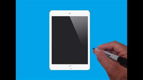 How to Draw an iPad - YouTube