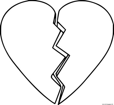 Printable Broken Heart Coloring Pages Anime Coloring Pages For The