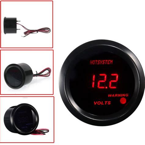 Purchase HOTSYSTEM 2 52mm Digital LED Electronic Volt Voltmeter Gauge