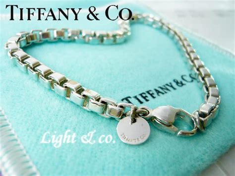 【light And Co】專櫃真品已送洗 Tiffany And Co 925 純銀 超經典威尼斯 附防塵袋 手鍊 Yahoo奇摩拍賣