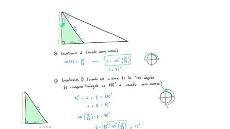 Trigonometría De Triángulos Ejemplo 2 Youtube