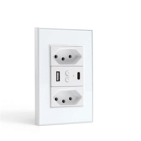 Zemismart Brazil Wall Socket With Usb Charger Tb Zigbee Compatibility