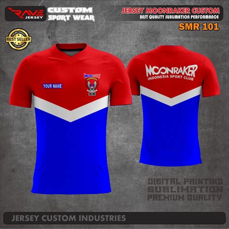 Jual Jersey Moonraker Printing Custom Jersey Moonraker Printing Kaos