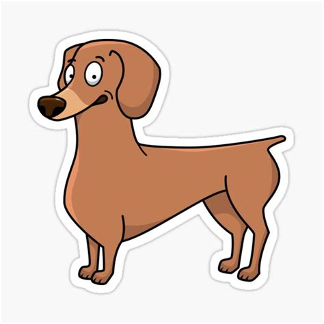 Wiener Dog Sticker Series Sticker By Qriosa Redbubble