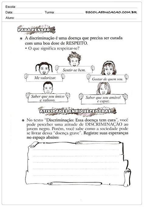 Atividades De Ensino Para Pensar Ensino Religioso Atividades De