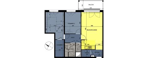 Plan Appartement T3 De 66 98 M² Neuf Résidence « Lessentiel à Nancy