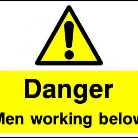 Men Working Below Sign HFE Signs Banners