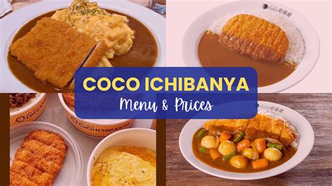 Coco Ichibanya Philippines Menu And Prices Updated 2024