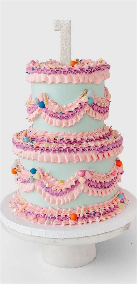 Cute Cake Ideas For Your Next Party Mint Green Birthday Cake For