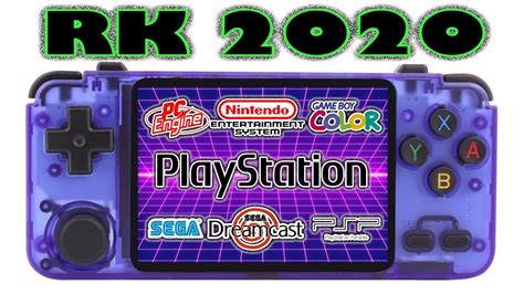 Rk2020 Handheld Game Console Unboxing And Review Ps1 Dc Gb Gba Sega And More Youtube