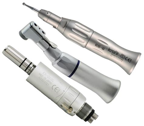 Dental Slow Speed Motors & Handpieces, Contra Angles