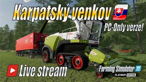 Live stream na mapě Carpathian Countryside PC Only verze Farming