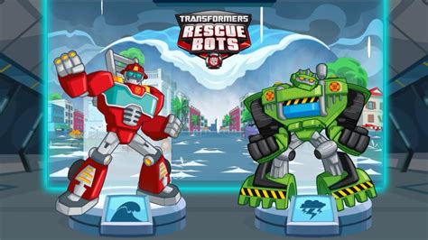 Transformers Rescue Bots Carrera Heroica Juega Con Optimus