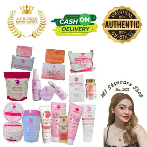 SY GLOW WHITENING SOAPS WHITENING LOTIONS BLEACHING CREAM ICE CREAM