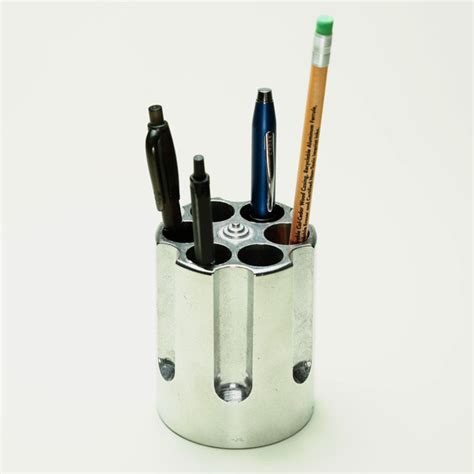 Revolver Cylinder Pen Holder