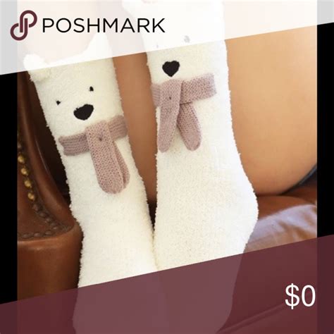 ⛄️adorable Polar Bear Socks Adorable Socks Hosiery