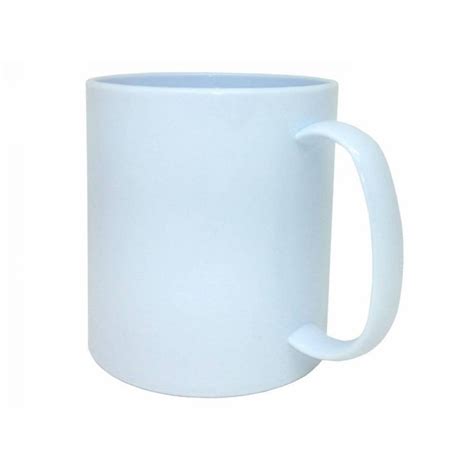 Caneca de Plastico Polímero Branca para Sublimação