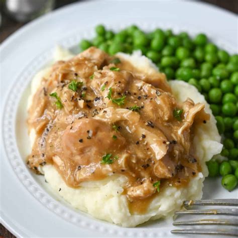 Easy Slow Cooker Chicken And Gravy Butter Your Biscuit