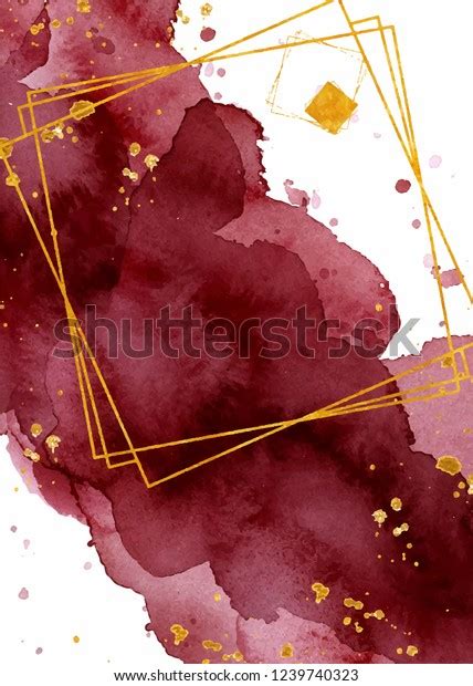 Arri Re Plan Abstrait L Aquarelle Texture Bordeaux Image