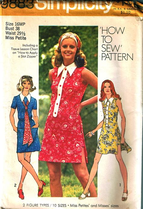 Simplicity 9883 Vintage Sewing Patterns Fandom