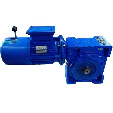 1HP Flange And Foot Worm Geared Brake Motor Voltage 415V 3000 Rpm At