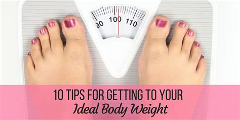 10 Tips For Getting To Your Ideal Body Weight — Atlantic Health Solutions