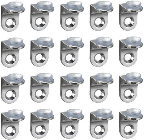 Amazon UOOOM 20 Pcs Glass Shelf Right Angle Fixing Clip Bracket