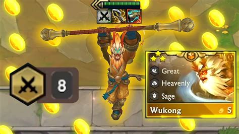 Gold Collector 3 Star Wukong ⭐⭐⭐ 8 Duelist Wtf Youtube