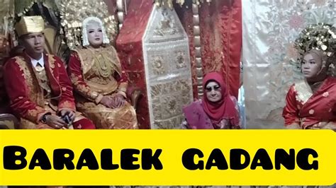 Acara Baralek Gadang Minangkabau Youtube