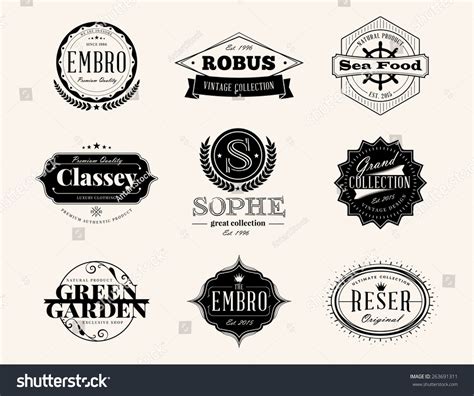 Pin on Logos Design Vintage Templates