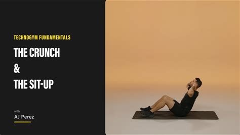 Technogym Fundamentals The Crunch And The Sit Up Youtube