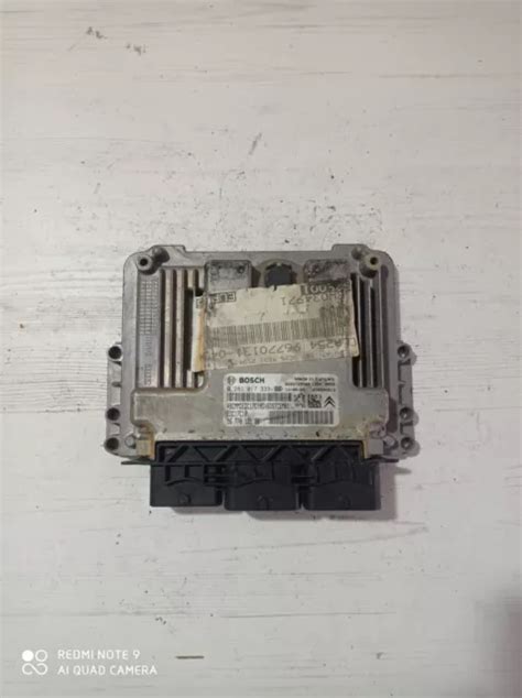 CALCULATEUR MOTEUR ECU Peugeot 207 1 6 Hdi 92 Cv 0281017333 9677013180