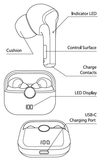 Ihome Xt 87 True Wireless Earbuds User Manual